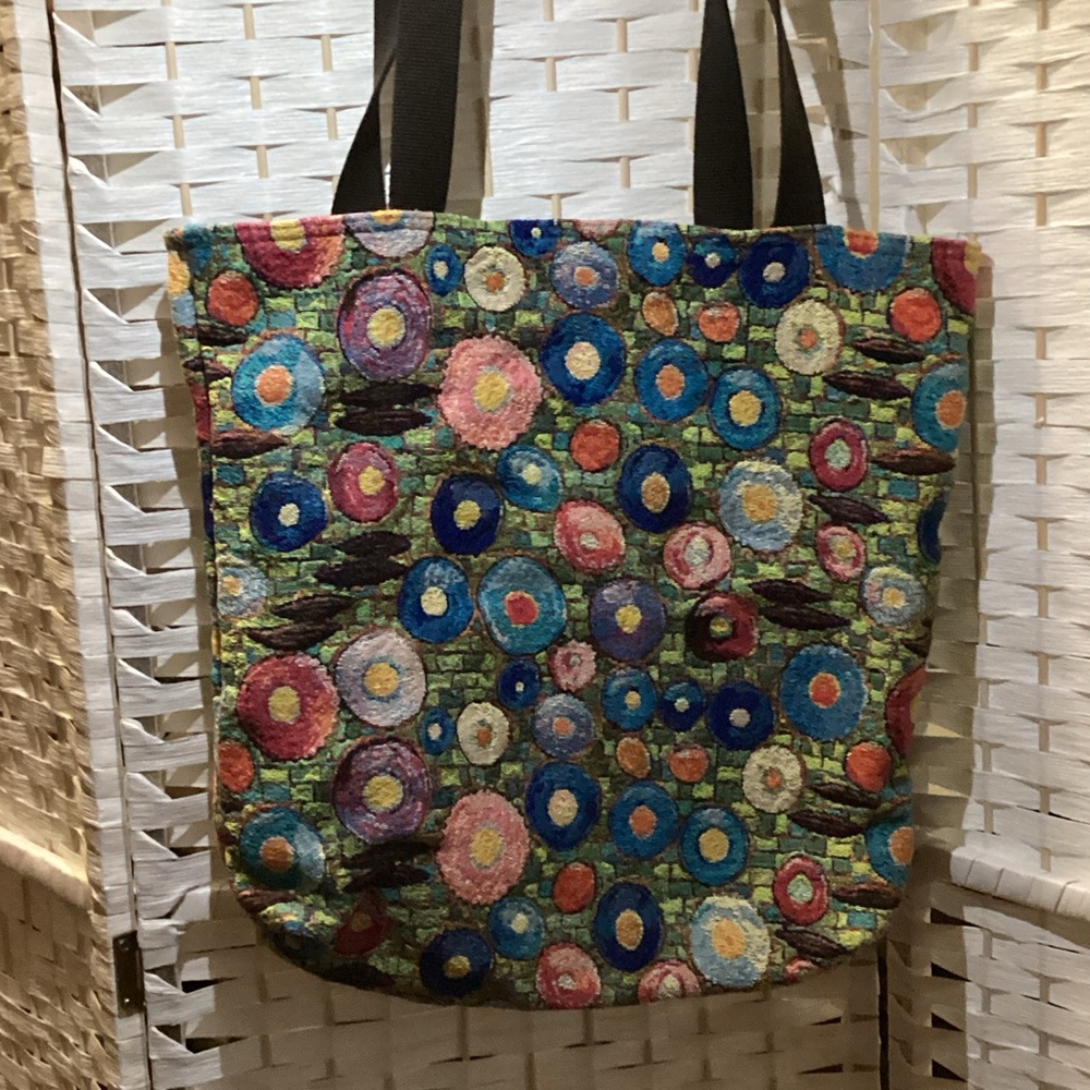 Vibrant Multicolor Floral Tote Bag Matrax Craye